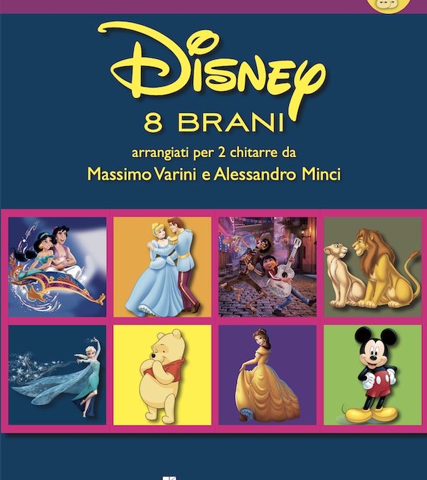 8 brani DISNEY arrangiati per 2 chitarre
