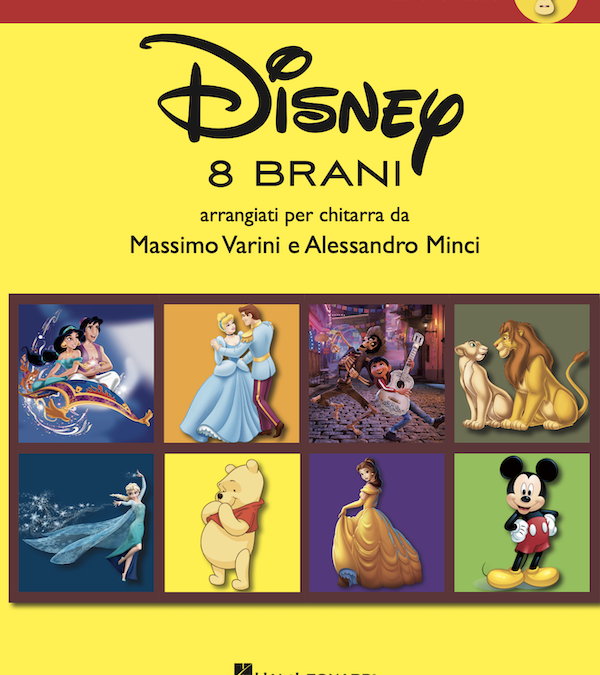 8 brani DISNEY per chitarra sola